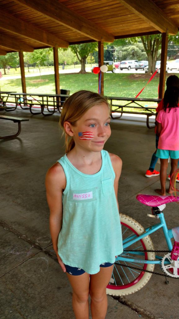 4th July Face Paint in Ardmore 2
